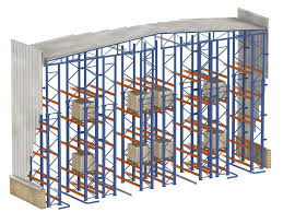 Losas de almacén o estanterías autoportantes